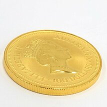 K24IG　オーストラリア　カンガルー金貨　1oz　1991　総重量31.1g【CAAQ6010】_画像3