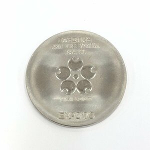 Pt1000　EXPO70　日本万国博覧会記念　純プラチナメダル　総重量27.4g【BLBA3028】