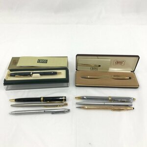 PARKER / CROSS / RONSON ほか ボールペン シャープペンシル 7点まとめ ケース付き【CAAR9017】