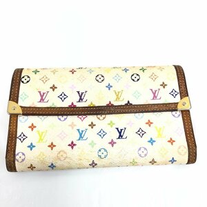 LOUIS VUITTON ルイヴィトン 長財布 マルチカラー ポルトトレゾール インターナショナル M92659/TH0075【CAAR6040】