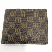 Louis Vuitton　ルイヴィトン　財布　ダミエ　ポルトフォイユ・フロリン　N60011/SP2088　イニシャル入り　保管袋付き【CAAS6039】_画像1