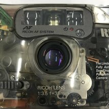 RICHO リコー スケルトン FF-9SD Limited 1:3.5 35mm コンパクトカメラ ケース付【CAAS3048】_画像6