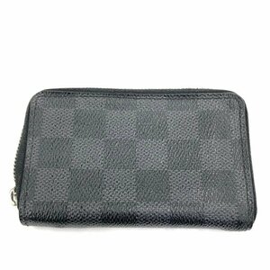 LOUIS VUITTON ルイ・ヴィトン 財布 ダミエ グラフィット ジッピー コインパース N63076/CT4143 箱付き【CAAM6089】