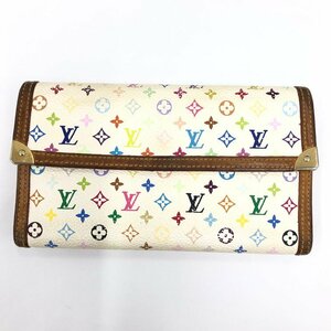 LOUIS VUITTON ルイヴィトン 長財布 マルチカラー ポルトトレゾール インターナショナル M92659/TH0015【CAAU6050】