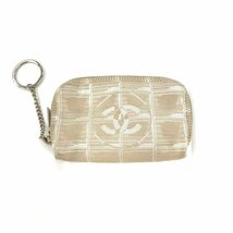 CHANEL シャネル ポーチ ベージュ系 ココマーク 7866942【CAAV3019】_画像1