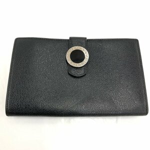 BVLGARI ブルガリ 財布 黒 レザー【CAAU6080】