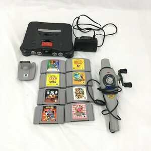 任天堂 NINTENDO64 本体 NUS-001/ソフト/つりコン/64GBパック NUS-019 おまとめ【CAAW5019】