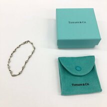 Tiffany & Co. ティファニー ティアドロップ ブレスレット 925 総重量8.1g 箱付き【CAAW0012】_画像6