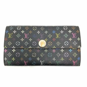 LOUIS VUITTON ルイヴィトン 長財布 マルチカラーノワール ポルトフォイユサラ M93747/TH1019【CAAV6053】