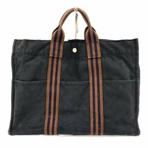 HERMES エルメストートバッグ 青系 フールトゥ【CAAY3023】_画像2