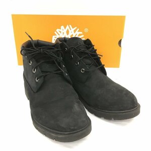 Timberland ティンバーランド ブラック ヌバック チャッカブーツ A2QPZ A8425 28cm 箱付き 【CAAY8002】