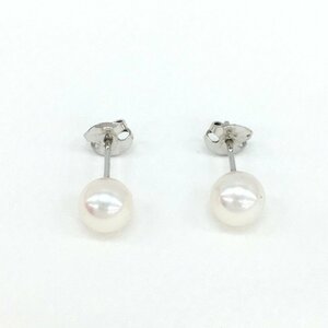 TASAKI タサキ ピアス パール 2.1g 箱付き K18WG刻印【CAAY4009】