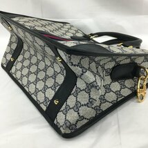 GUCCI グッチ オールドグッチ GGスプリーム シェリーライン 2wayバッグ 24-02-1886【CAAR4023】_画像5