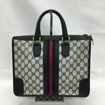 GUCCI グッチ オールドグッチ GGスプリーム シェリーライン 2wayバッグ 24-02-1886【CAAR4023】_画像2