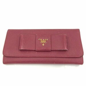 PRADA　プラダ　リボン　長財布【CAAY3076】