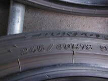 P2451 送料無料 2本SET価格! バリ溝 245/40R18 ダンロップ WINTER MAXX WM02 スタッドレス 245/40/18 245/40-18 エアーチェック済_画像10