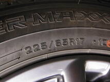 HS986 送料無料 4本SET価格! バリ山 スタッドレス 225/65R17 ダンロップ WINTER MAXX SJ8 17×7J PCD114.3 マツダ 純正 CX-5 CX-8 等_画像10