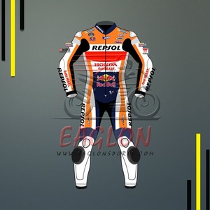 海外 送料込み 　高品質　マルク・マルケス Honda Repsol Red Bull Motogp 2016 レーシングレザースーツ 　 サイズ各種　本革　レプリカ