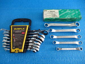 KTC TM5S05 メガネレンチ / GUNPLA コンビレンチ 8PC FLEXIBLE RATCHET WRENCH SET 管理kume