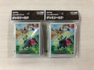 ポケモンカードゲーム デッキシールド ルギア&レジエレキ&レジドラゴ 64枚入り 2個セット 未開封