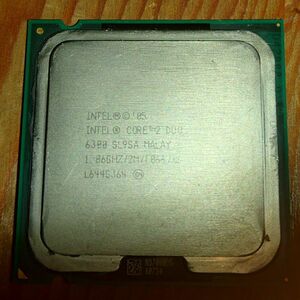 Intel Core 2 Duo E6300 1.86GHz SL9SA LGA775 動作品