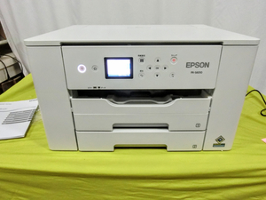 【ほぼ未使用】EPSON エプソン A3ノビ対応インクジェットプリンター PX-S6010 ホワイト 2022年製 MT