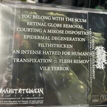 【新品同様】【廃盤超絶レアCD】Carnal Disfigurement / An Intense Hatred For Humanity【ブルデス】Devourment,Embyonic, Organectomy_画像2