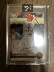 【1円スタート】【99枚限定】大谷翔平 shohei ohtani Topps Now auto サイン メジャー100号記念&250奪三振