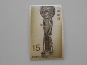  no. 1 next national treasure 1 compilation law . temple 100 settled . sound unused 15 jpy stamp 