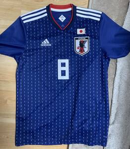 箱付き 正規品 アディダス サッカー日本代表 ユニフォーム Lサイズ no8 原口元気 2018 ロシアワールドカップ 浦和レッズ