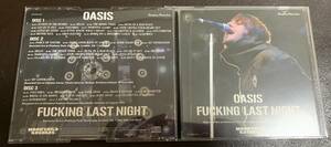 中古CD 即決 送料込 ブートレグ MOONCHILD RECORDS oasis fucking last night live 2002 (2CD) オアシス ライブ