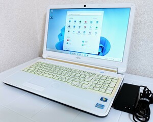 ◆ Win11搭載◇Office2021導入済み◇富士通 LIFEBOOK AH54/H Core i5 3210M 2.5GHz/4GB/750GB/15.6インチ/ブルーレイ◆