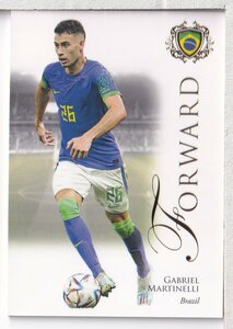 u149【2023-24 Futera Unique World Football】 レギュラーカード Forward #078 Gabriel Martinelli