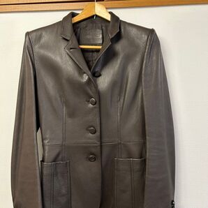 未使用に近い Bally 羊革 レザー ジャケット