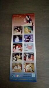 未使用　切手　52円×10枚　Disney　ディズニーキャラクターシート
