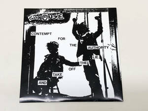 【レコード】 EP盤　CONFUSE　CONTEMPT FOR THE AUTHORITY, AND TAKE OFF THE LIE.