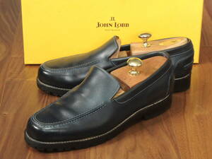 22万円　JOHN LOBB　ジョンロブ　MIAMI マイアミ 9E 　エルメス供給の美しいラグジュアリーなバッファローレザー