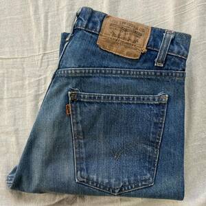 1円 70s USA製 Levi's505 66後期　リーバイス　ビンテージ　ジーンズ　vintage デニム　ジーパン　アメリカ製　ボタン裏8 W32