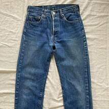 1円 80s USA製　Levi's501 赤耳 リーバイス　Red Line vintage デニム　ジーンズ　アメリカ製　古着　黒カン　W29 _画像3