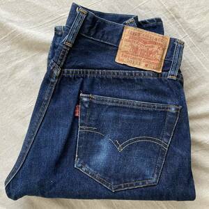 1円 90s USA製 LEVI'S 501xx ビッグe 赤耳　復刻　リーバイス　アメリカ製　ジーンズ　デニムパンツ 米国製　バレンシア工場　W30 ジーパン