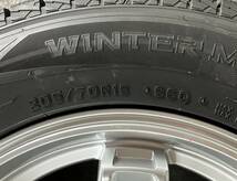 Weds KEELER 205/70R15 DUNLOP WINTERMAXX SJ8 2020年製 4本 ジムニーシエラ等_画像5