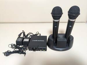 audio-technica : マイク 2本 AT-CLM700TX / 充電器 BC60 / 赤外線 ワイヤレスレシーバー AT-CR700