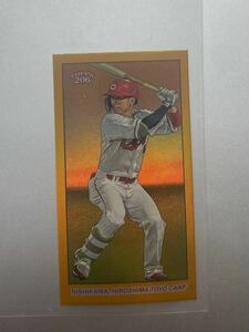 50枚限定！ SP番！ 西川龍馬 2023 Topps NPB 206 ミニカード ゴールドパラレル 広島東洋カープ