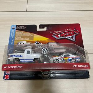 マテル カーズ PAT TRAXSON パット トラクソン MATTEL CARS ミニカー キャラクターカー クリス レヴストップスキー KRIS REVSTOPSKI 旗付き