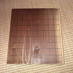 将棋盤　木製　無垢　未使用ですが、長期保存のため、汚れが少しあります。厚さ63MM