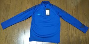 新品★NIKE★ナイキ★長袖★サッカー★フットサル★140cm★S★紺★ブルー★防寒★フィット★定価7150円★インナー★③