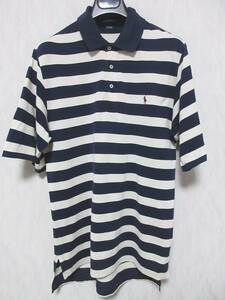  Polo Golf POLO GOLF Ralph Lauren border polo-shirt with short sleeves M.4356