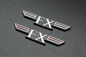 【425】 01302401★ Z400FX E1 E2 E3 新品 FX サイドカバー エンブレム 2枚