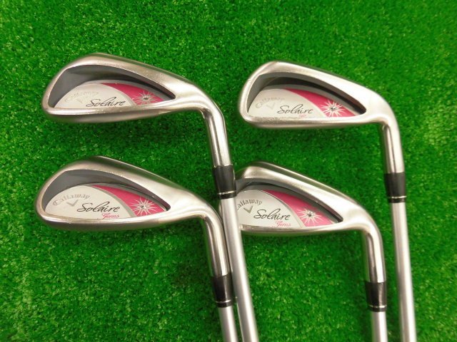 Yahoo!オークション -「callaway solaire」(アイアン) (女性右きき用 