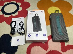 ★Tronsmart Trip Bluetooth スピーカー USB-C充電 IPX7防水 耐衝撃 完全ワイヤレスステレオ対応 マイク内蔵 ★